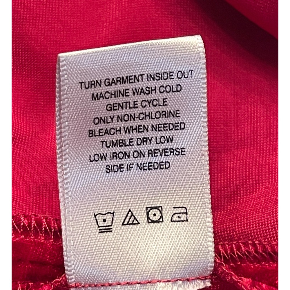 John Mark Women's Button Front Collared Red Top B… - image 8